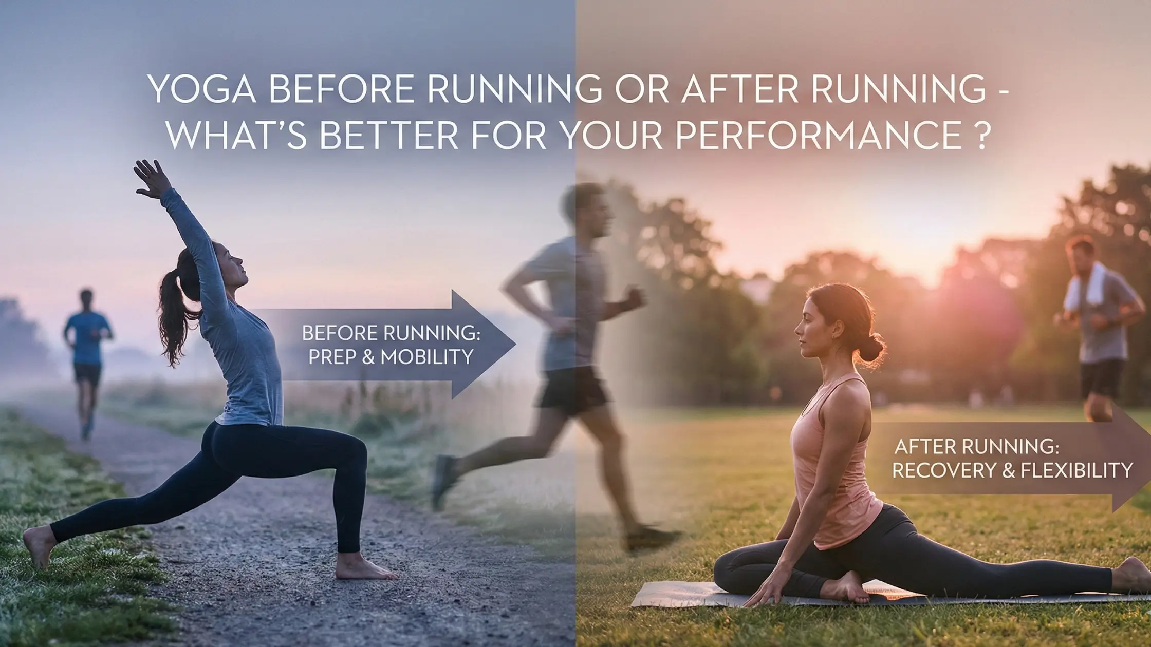 yoga before running or after running