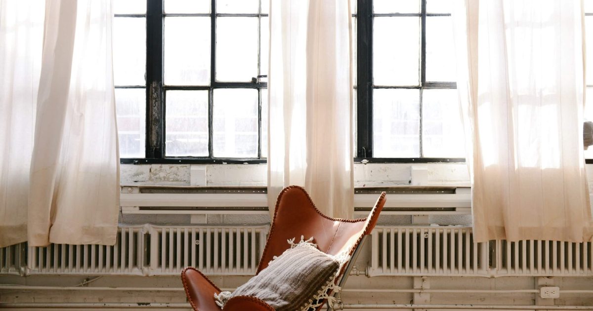 Leather-Clad Leisure Chair